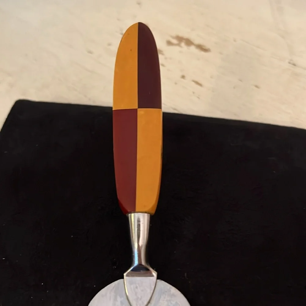 Stunning 1930s 40s Bakelite & Chrome German signed pie server